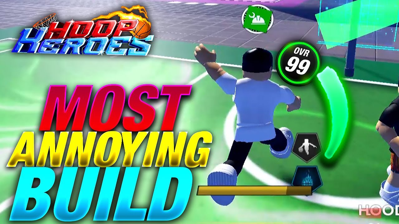 I Made The Most TOXIC BUILD On Hoop Heroes New UPDATE...