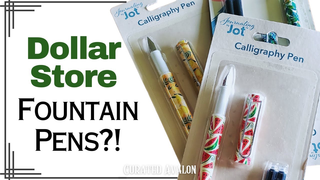 Каллиграфические ручки/перьевые ручки Dollar Tree Journaling Jot: работают ли они?!