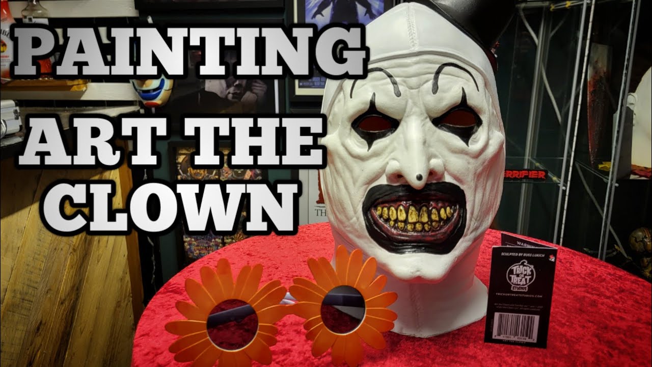 Painting art the clown mask