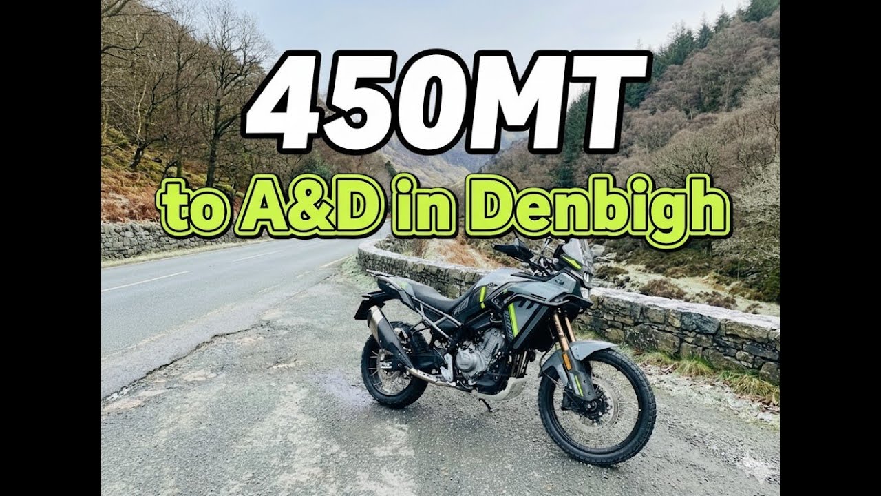 CFMOTO 450MT | Поездка через перевал Нант-и-Гарт | В мотосалон A&D в Денбиге