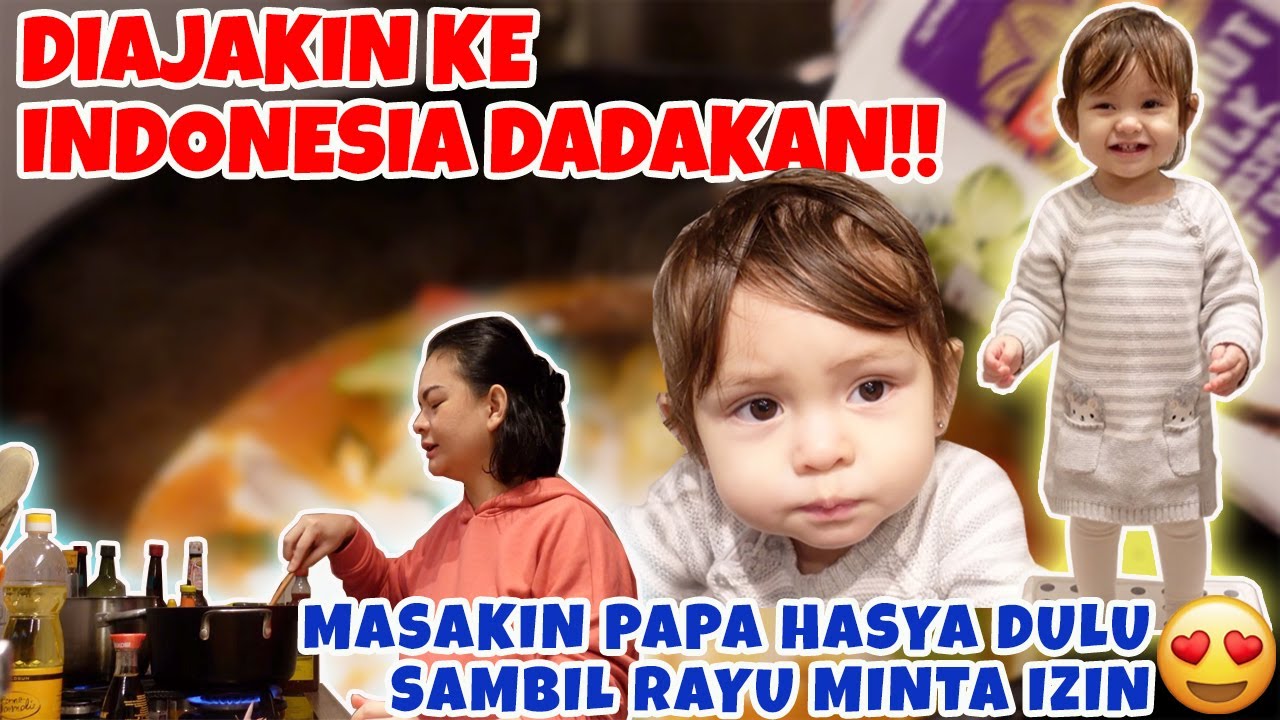 MASAKIN KARI THAILAND SUPER LEZAT BIAR PAPA HASYA KASIH IJIN MUDIK KE INDONESIA