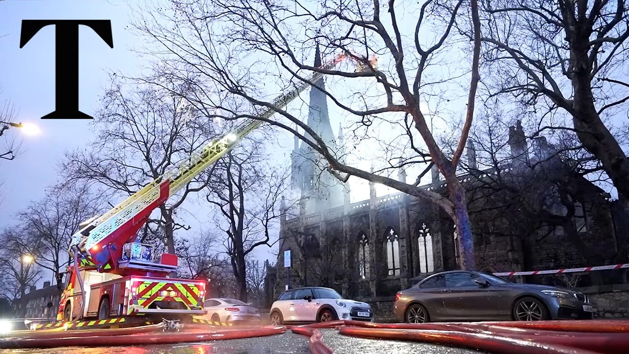 'Treasured' Victorian church in London destroyed by fire