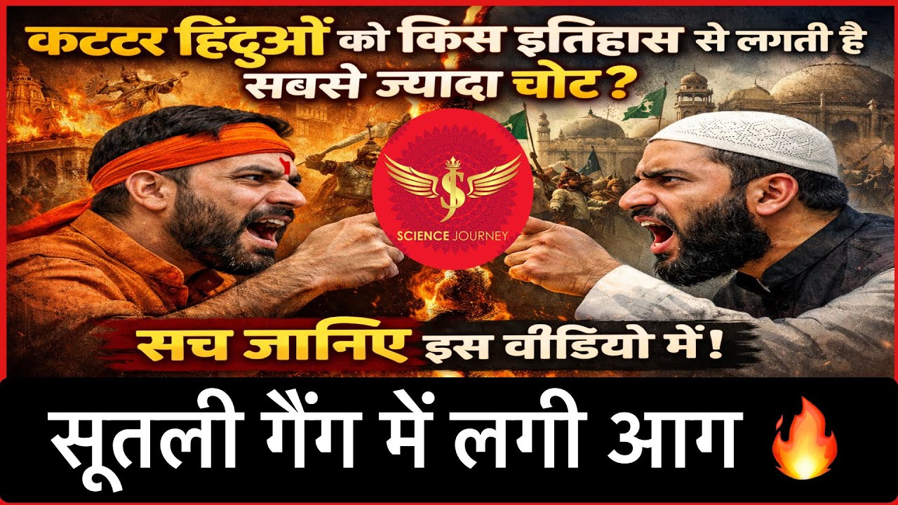 🔥कट्टर हिंदुओं को किस इस्तिहास से लगाती है सबसे ज़्यादा डर? सच जानिए! Science Journey v/s कट्टर ...