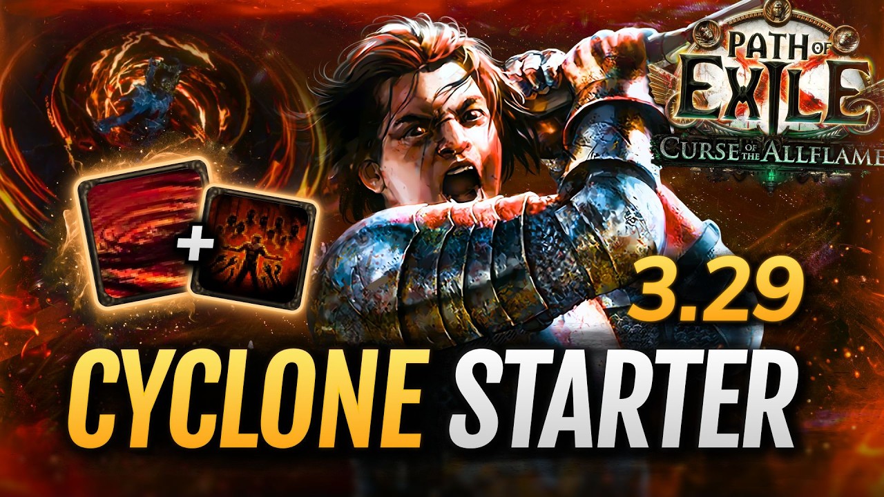 [PoE 3.29] SMOOTH Starter! Shockwave CYCLONE Slayer Build - League Starter Guide - Path of Exile