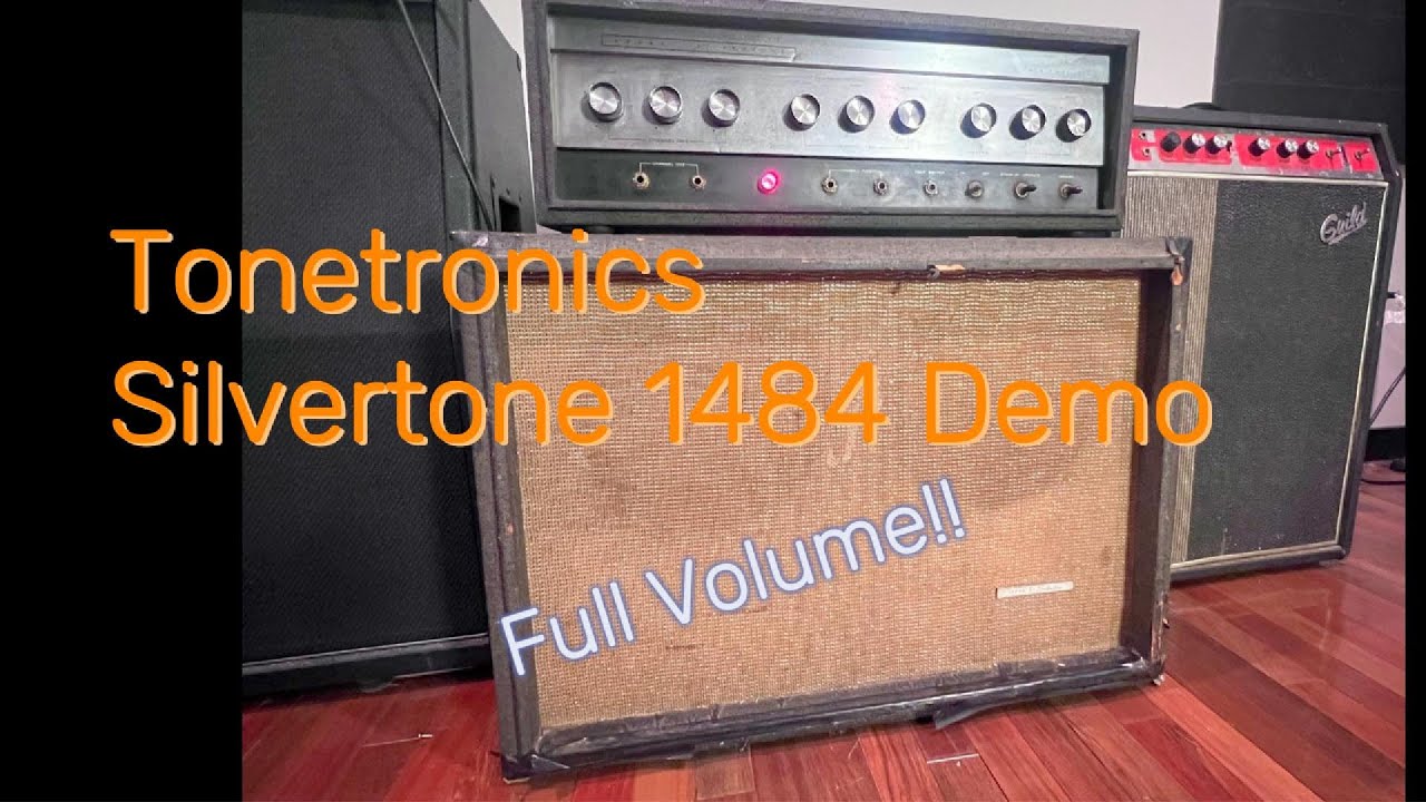 Silvertone 1484 Demo at Full Volume