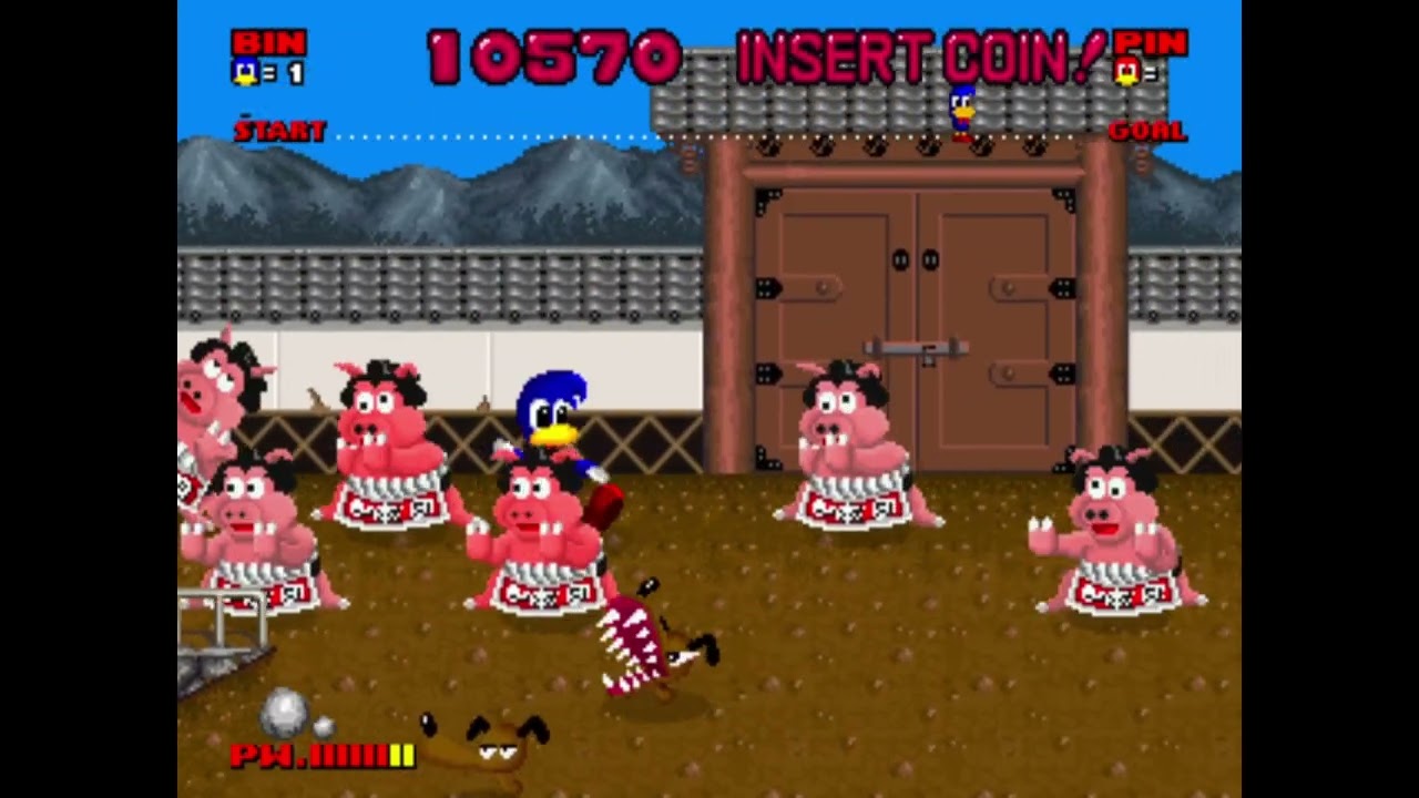 Dynamite Dux (Arcade) – Full Longplay | Beat ’Em Up Week 2