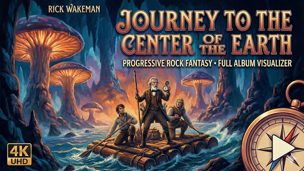 Rick Wakeman’s Journey to the Center of the Earth — AI Generated Fantasy Film
