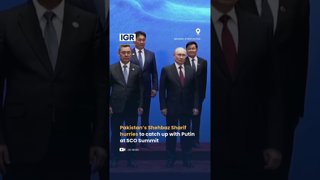 Pakistan&rsquo;s Shehbaz Sharif hurries to catch up with Putin at SCO Summit | IGR | India Global Review