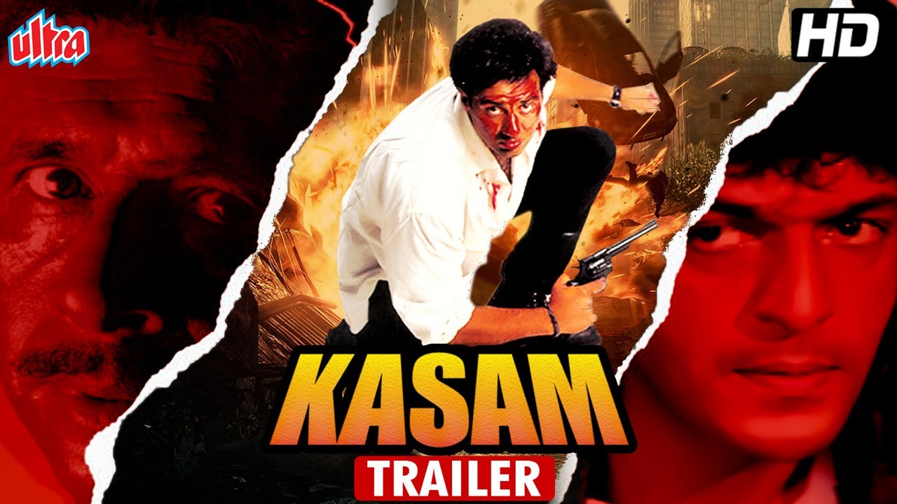 Kasam Trailer | Sunny Deol, Chunky Panday, Naseeruddin Shah, Neelam Kothari | Action Movie Trailer