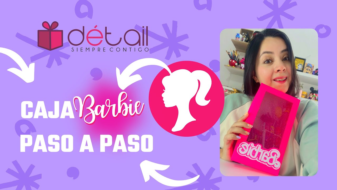 Caja de regalo Barbie paso a paso