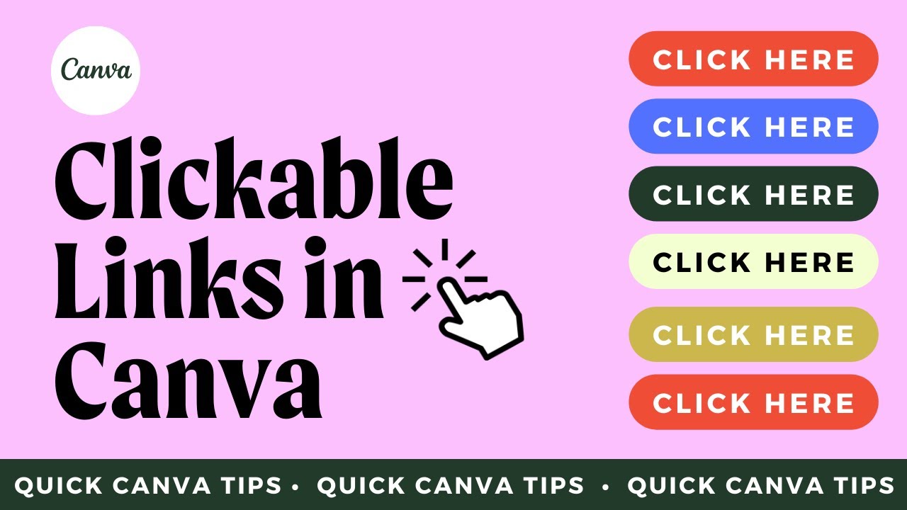 Кликабельные ссылки в Canva
