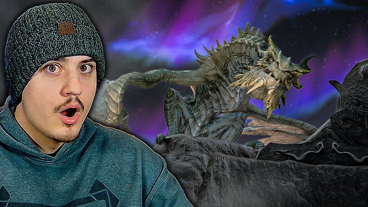 WAIT&hellip; THAT&rsquo;S Paarthurnax?! | Skyrim BLIND Playthrough (16)