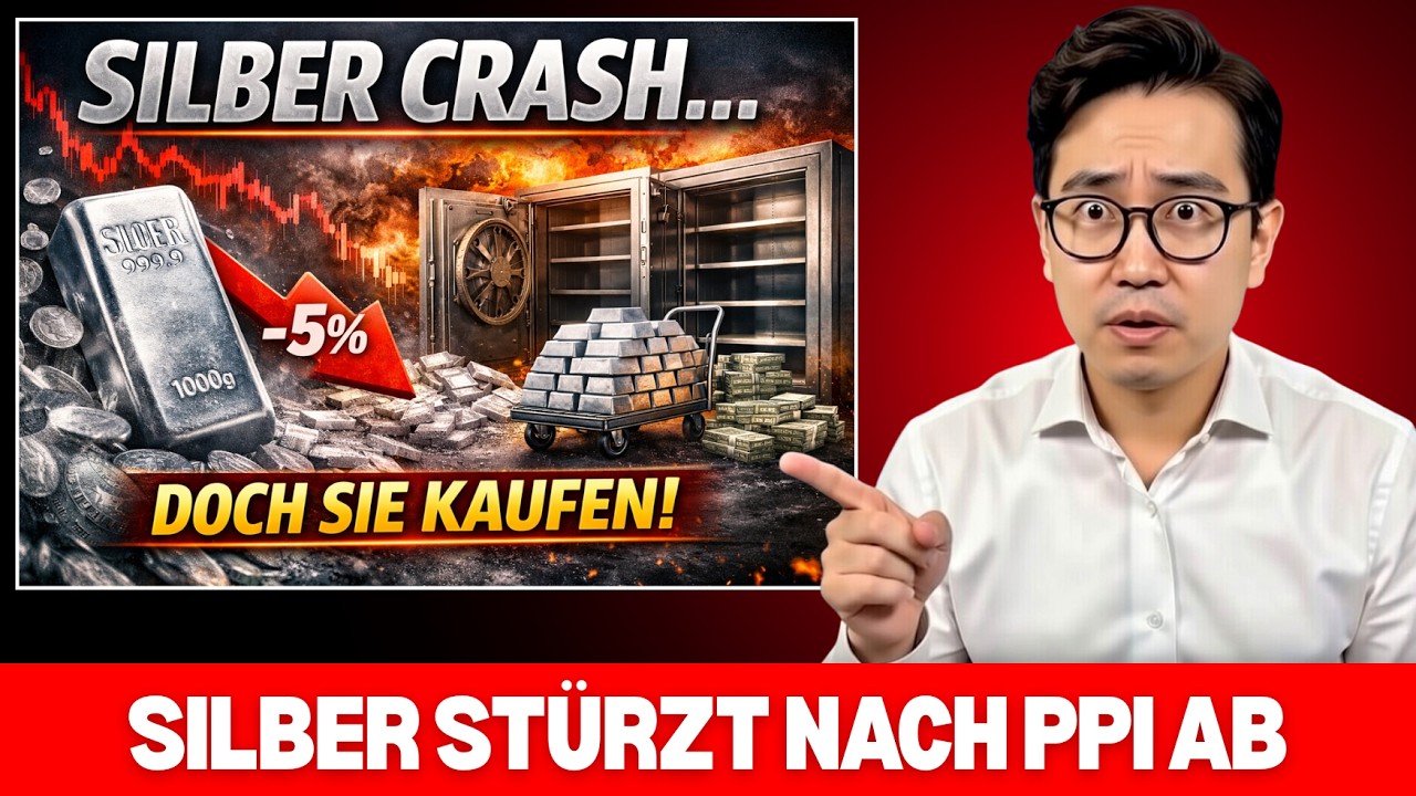 SILBER STÜRZTE AUF 75 $ — PPI zerstört + 2,8 Mio. Unzen ABGEZOGEN + Extreme Angst