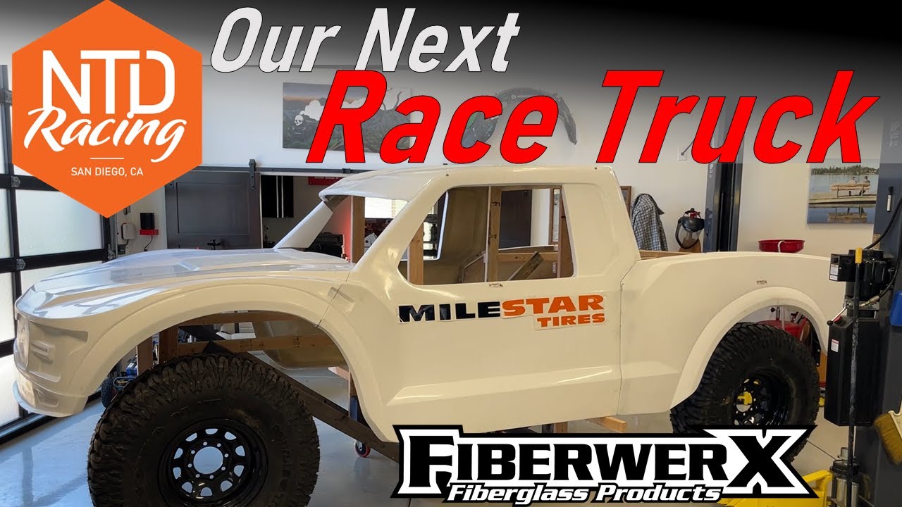 Fiberwerx Ford Raptor Trophy Truck Body on HONCHO 2!
