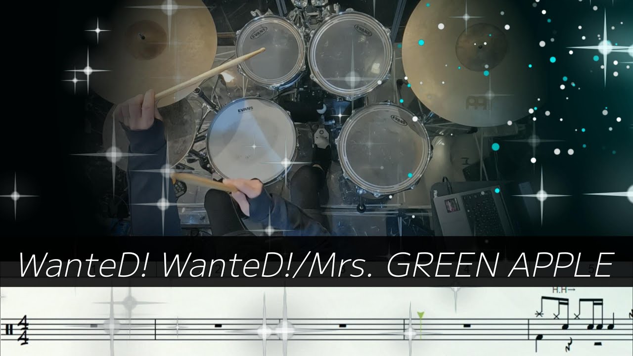 WanteD! WanteD! /Mrs. GREEN APPLE  (Drum Cover) ドラム