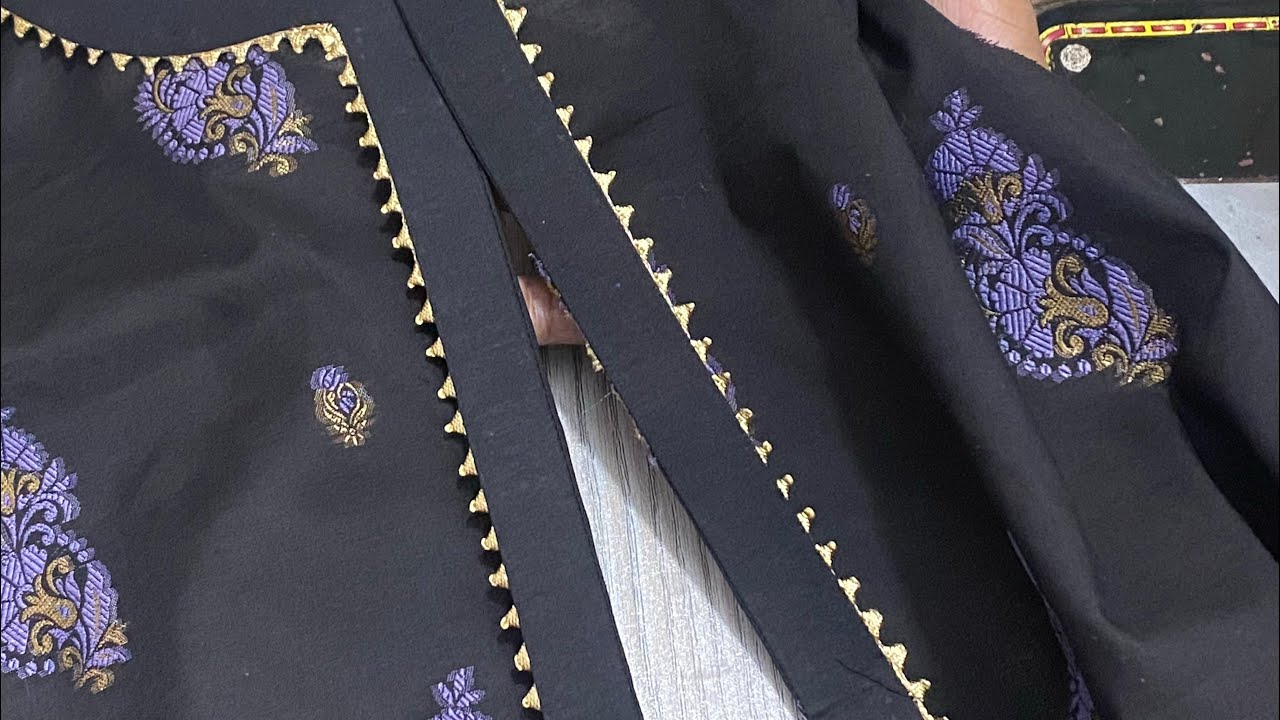 New trendy neck design cutting and stitching/viral neck design/pakistani viral gala2026