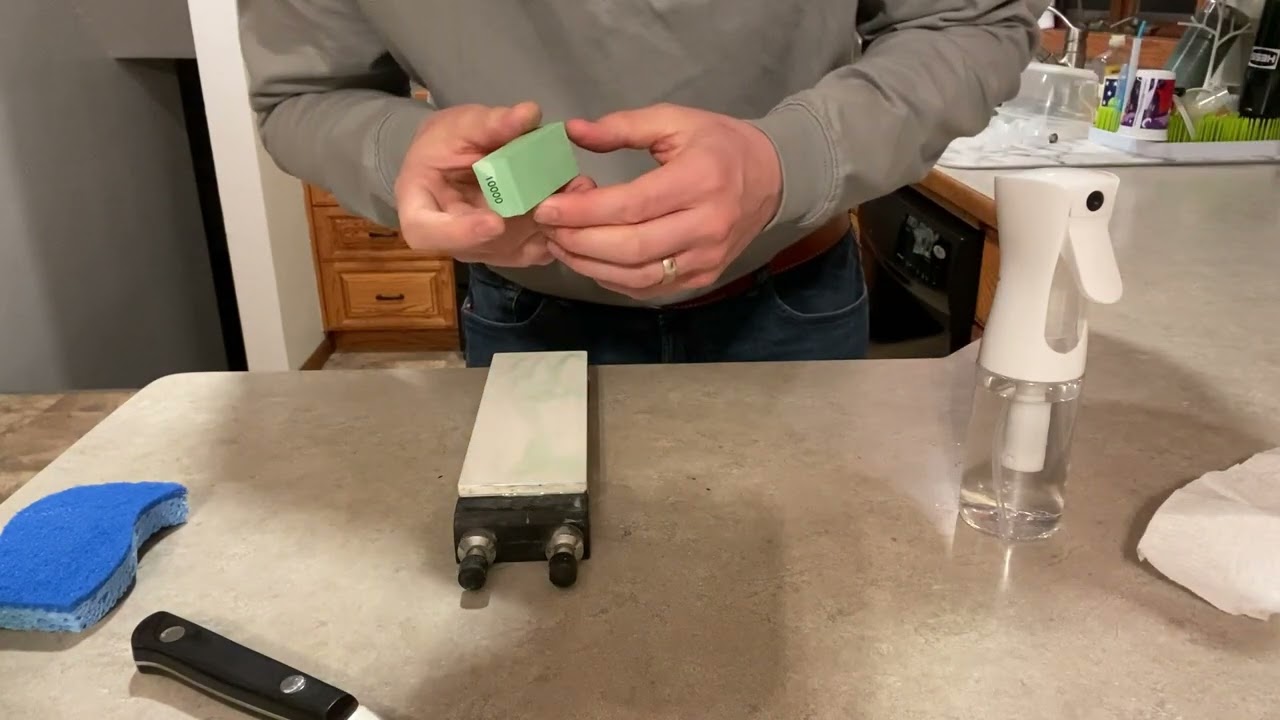 Shapton Pro 1K and Shapton Glass 8K Sharpening CTS-BD1N