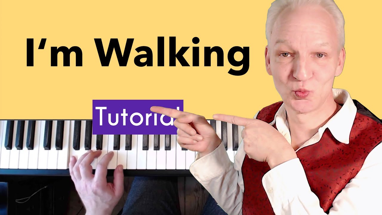 I'm Walking Piano Tutorial - Fats Domino, Rock & Roll