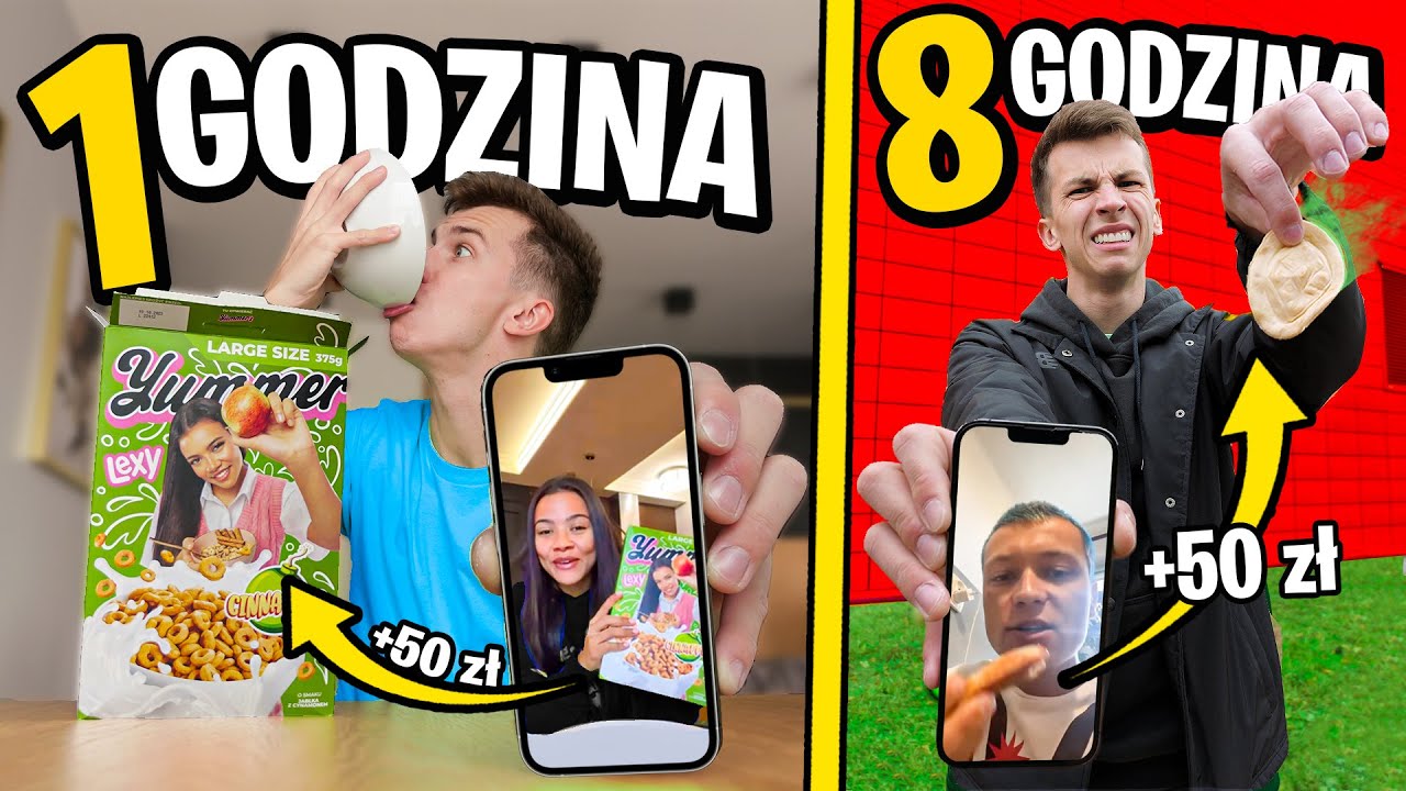 PŁACIŁA MI ZA WSZYSTKO CO ZJEM z RELACJI YOUTUBERÓW NA INSTAGRAMIE