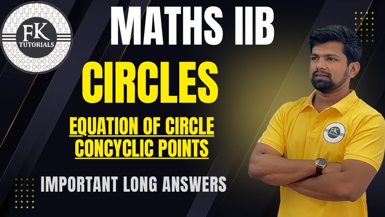 Circles Maths IIB | Important Long Answer Questions | Intermediate 2nd Year | All PYQs Explained