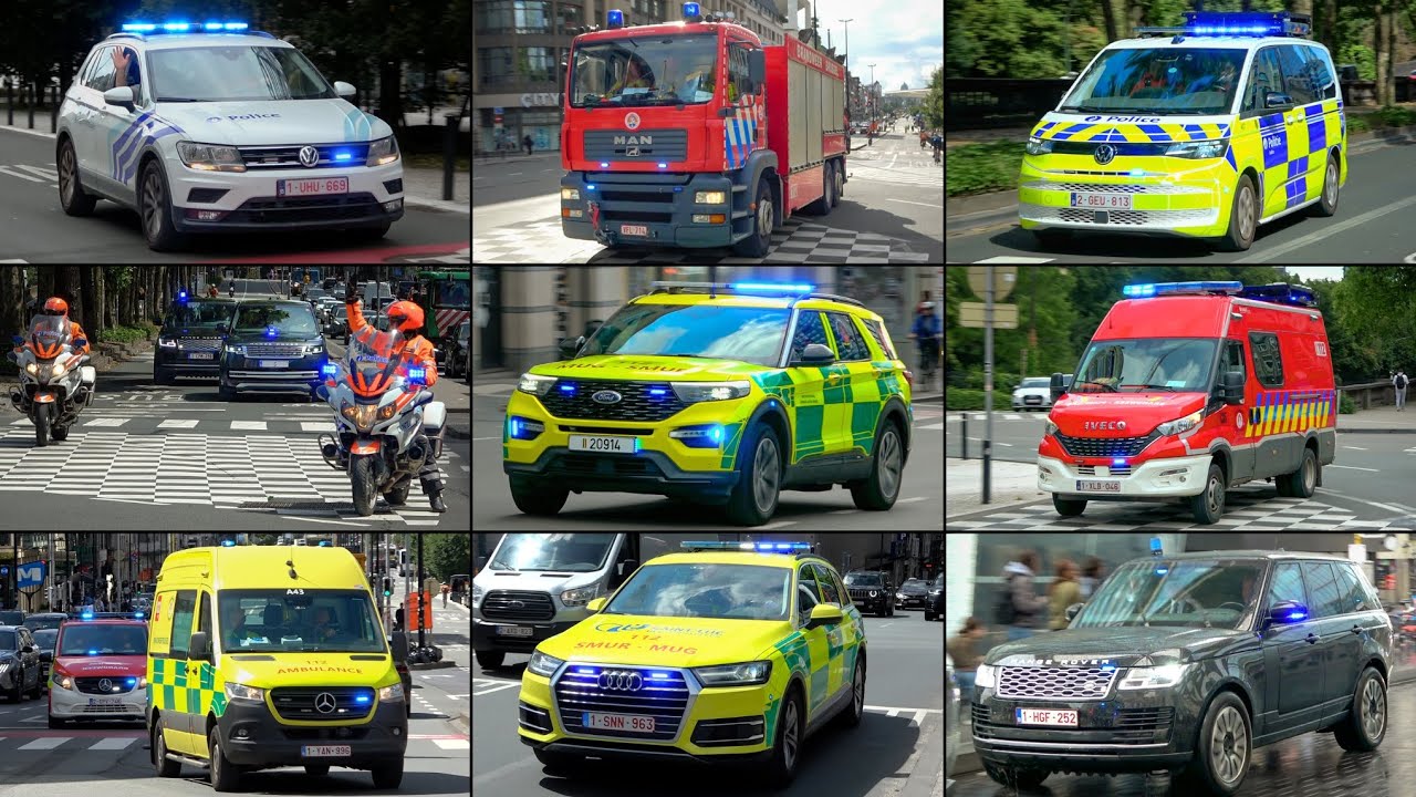 [Dag Compilatie] Veel Hulpdiensten met spoed in Brussel - Services d'urgence à Bruxelles! [#12]