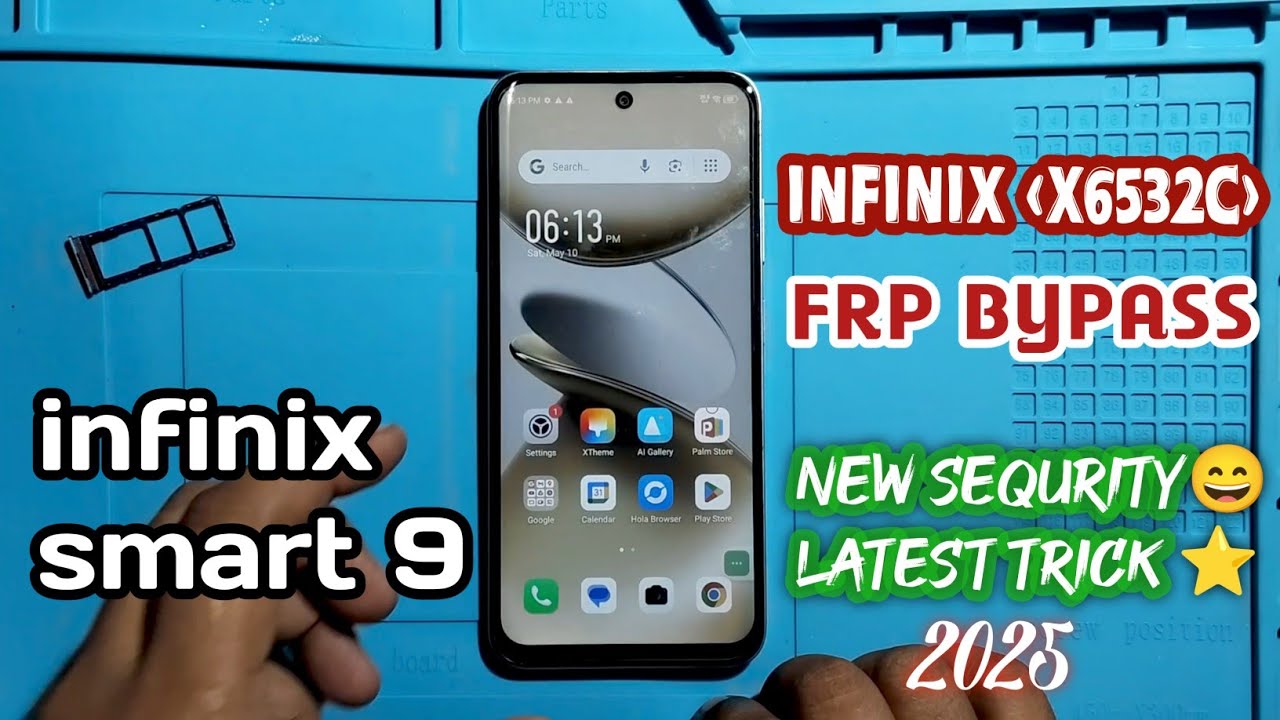 Infinix Smart 9 HD FRP Bypass Android 14| Infinix X6532/X6532C Google Account Unlock | Without Pc