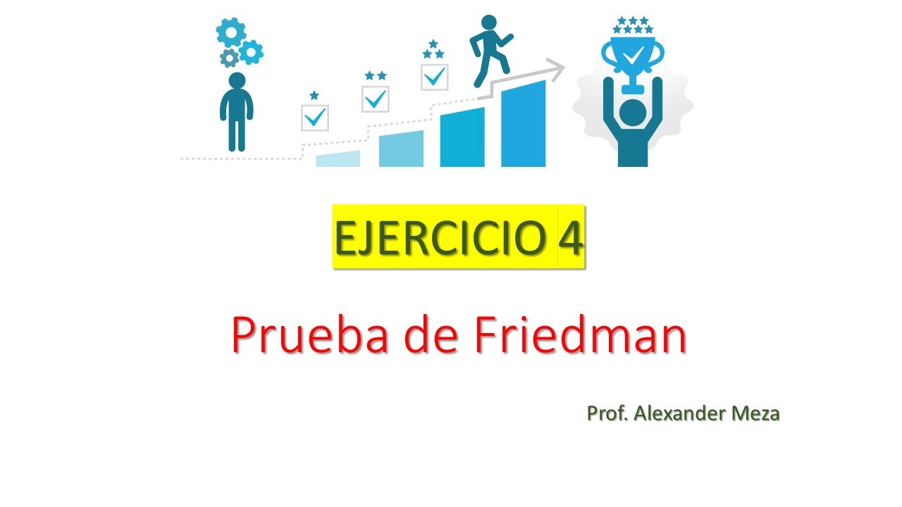Prueba de Friedman - Ejercicio 4