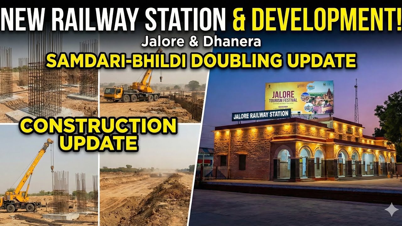 Samdari-Bhildi Doubling Update || समदड़ी भीलड़ी दोहरीकरण की संपूर्ण जानकारी Major constructionupdate