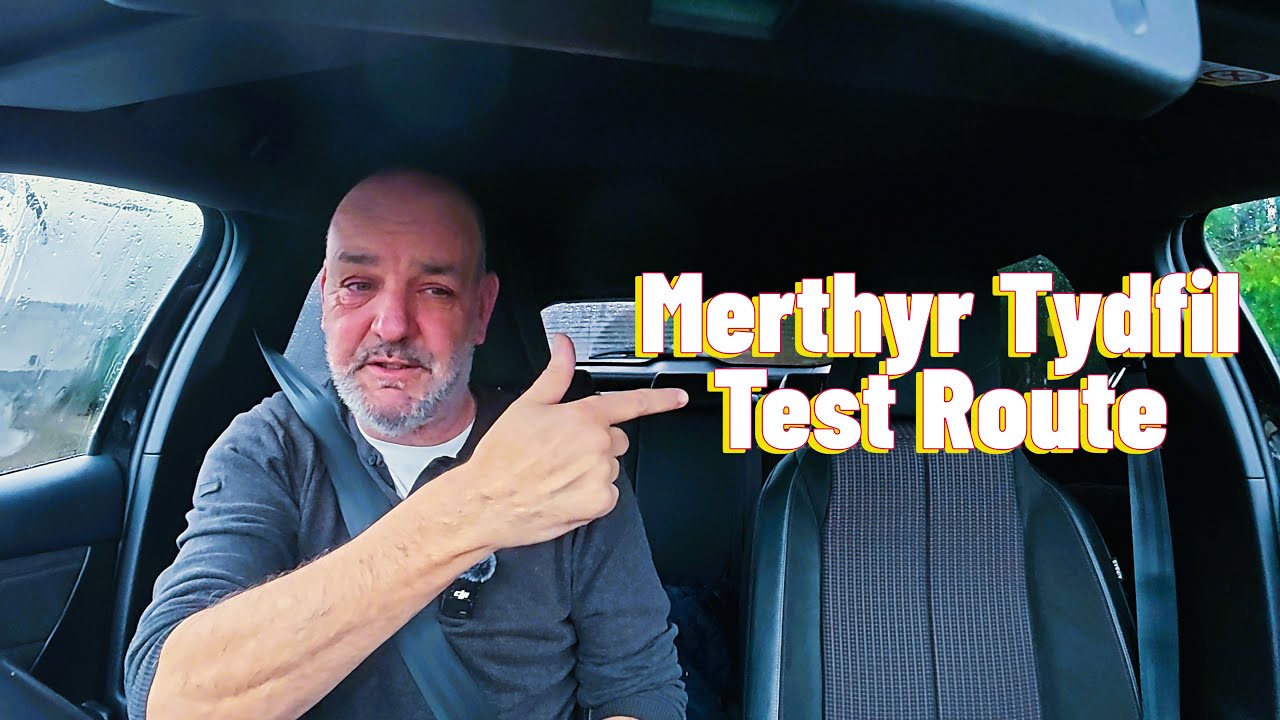 Driving a Merthyr Tydfil Practical Test Route – Full talk through 🚗💨
