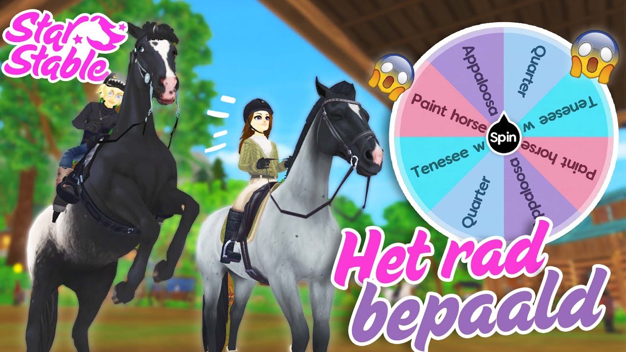 OEI DIT PAARD WIL IK ECHT NIET! PAARDEN ROULETTE | Starstable online | wolfxjessy