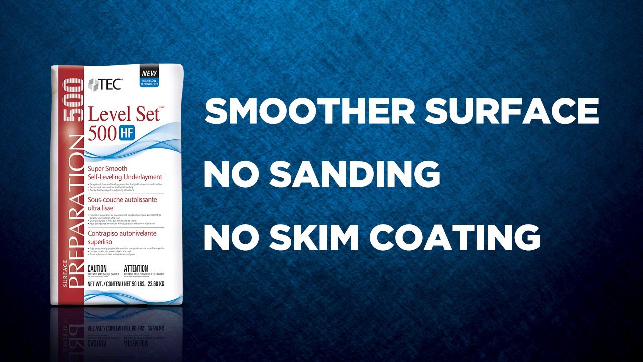 TEC&reg; Level Set 500&reg; HF | Self-Leveling Floor Underlayment