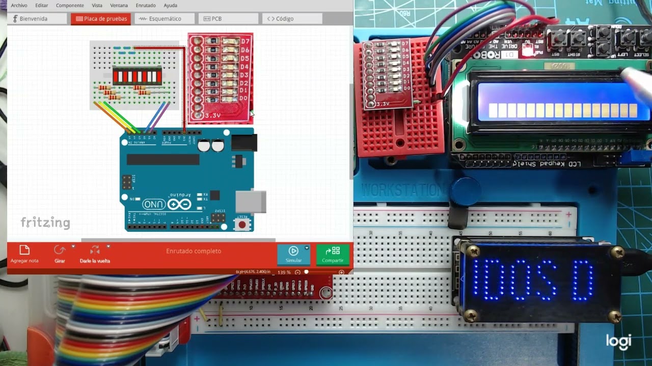 Arduino: Envío de comandos mediante comunicación serial | LCD Keypad Shield