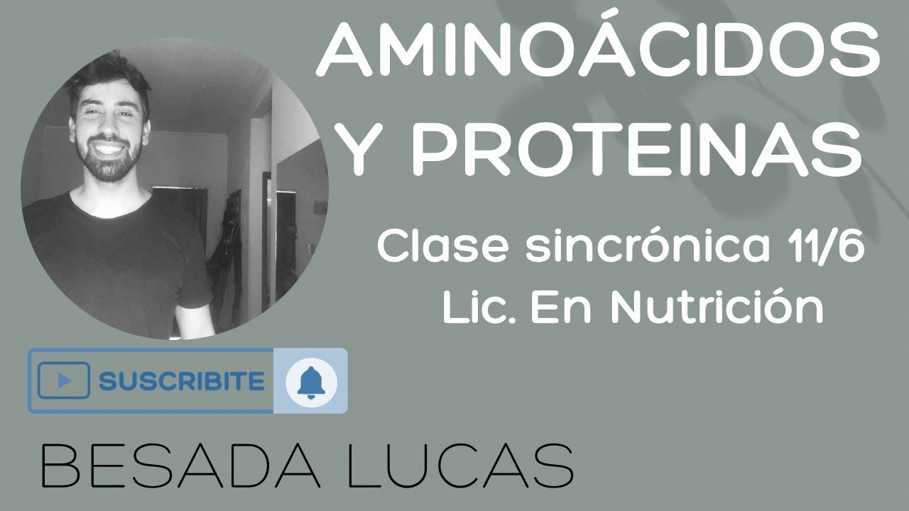Capacidad Buffer de los aminoácidos/ Curvas de titulación - Clase en vivo (Lic. en Nutrición)