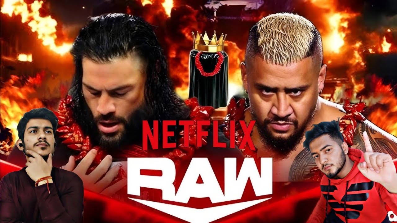 Roman Reigns Vs Solo Sikoa,Seth Rollins Vs CM Punk,The Rock,John Cena | Raw Netflix 2025