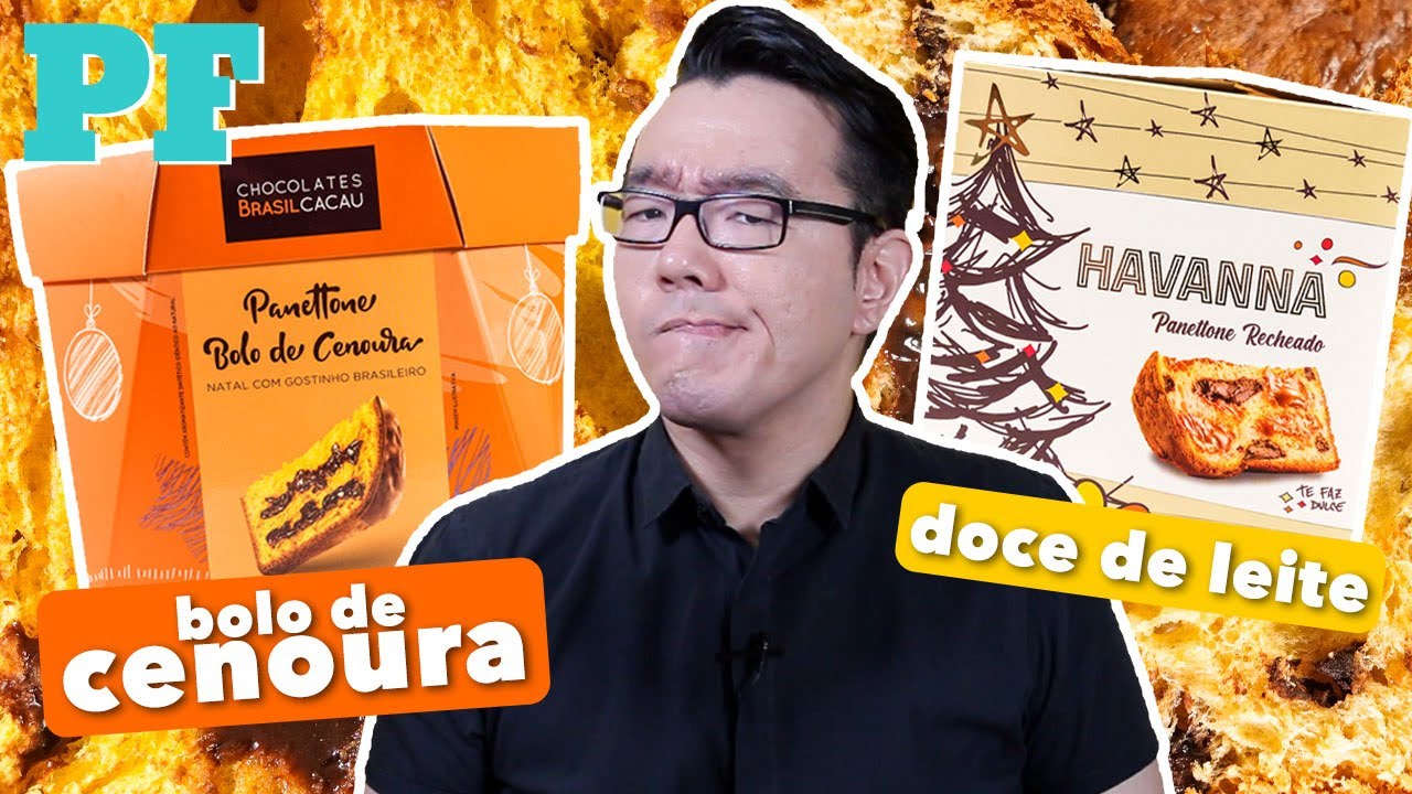 Panetone BOLO DE CENOURA da Brasil Cacau?!? E Doce de Leite Havanna