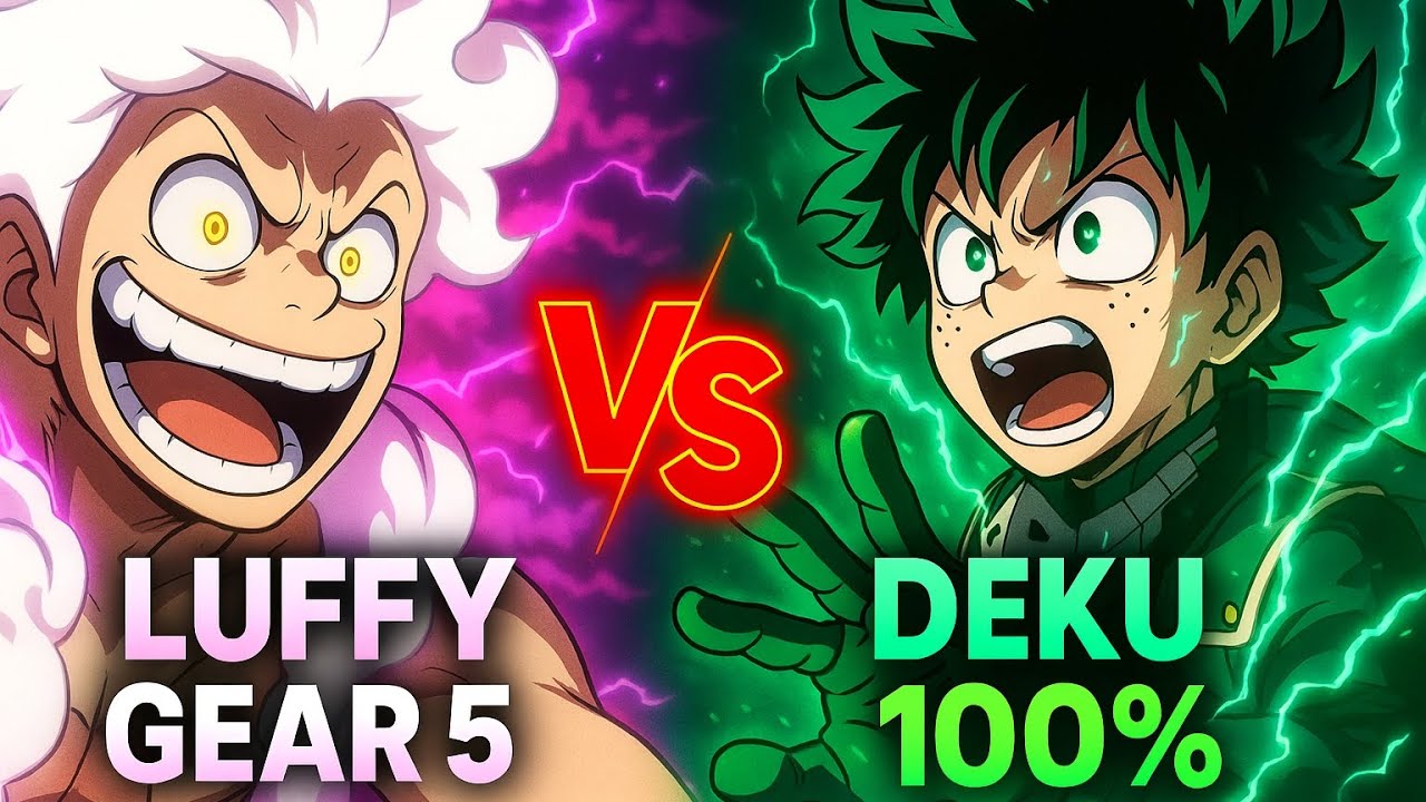 Luffy gear 5 vs Deku who wins ?  | My hero academia | One piece 