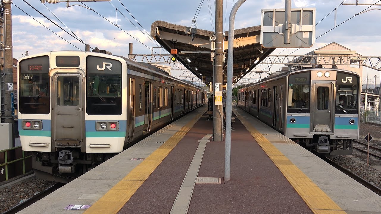 大糸線 E127系･211系 安曇追分･豊科周辺にて 2022.05.05