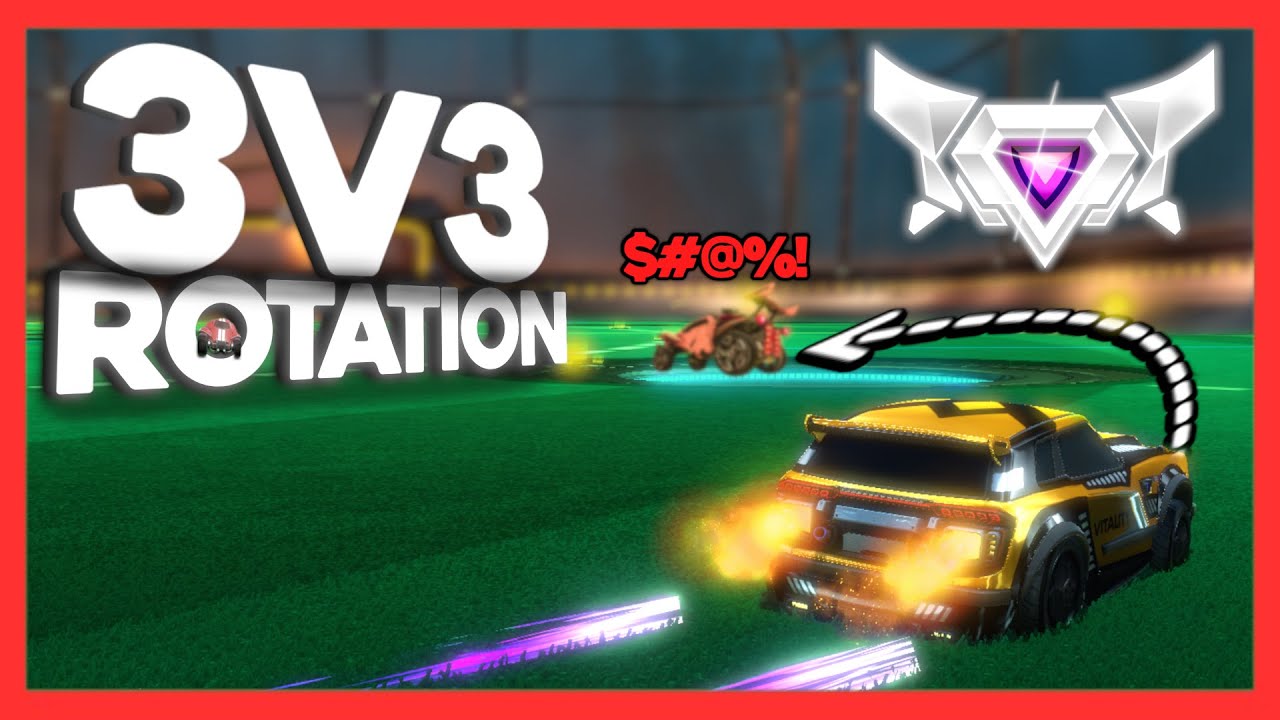 Easiest way to learn 3v3 rotation in Rocket League!