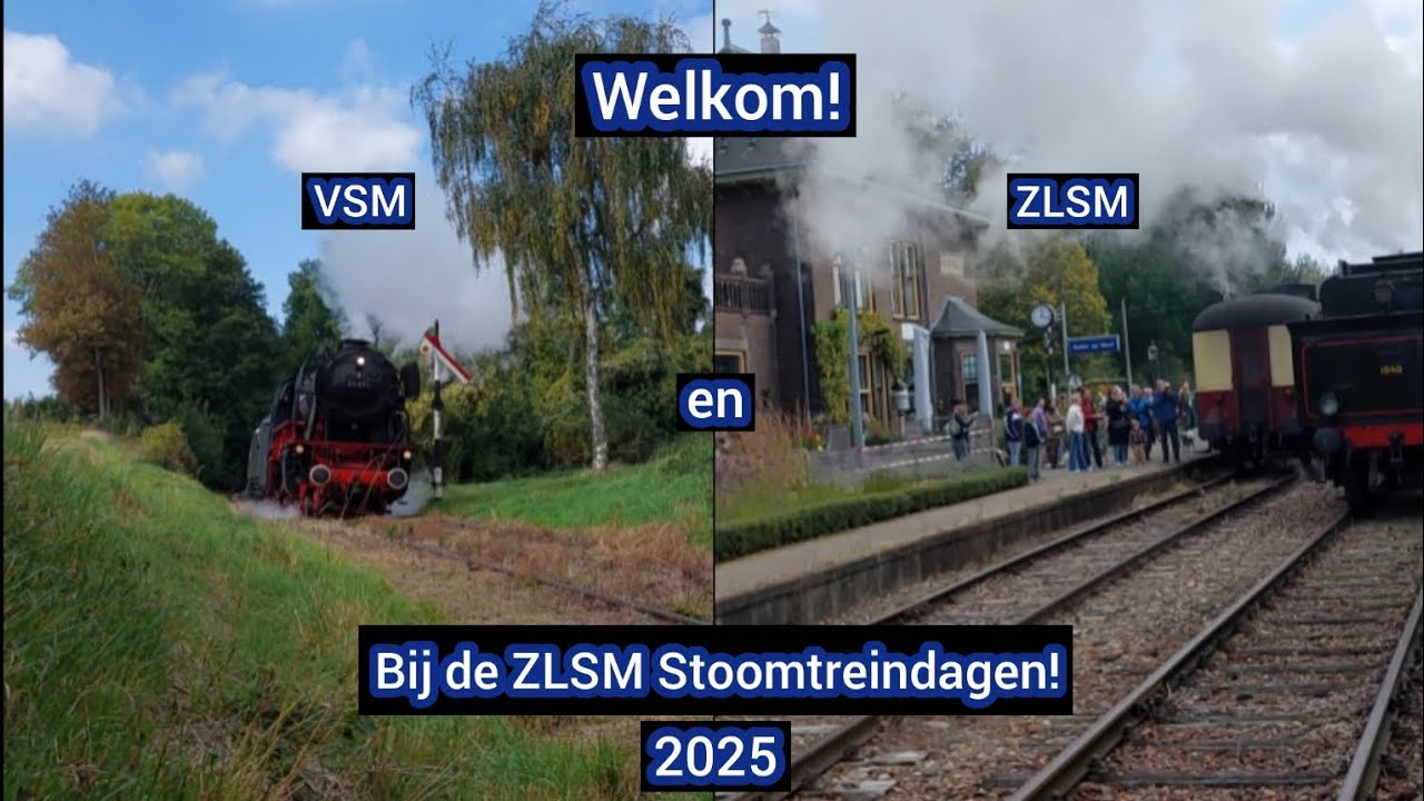 Stoomtreindagen van de ZLSM (Deel 1) Zaterdag 27 - 09 - 2025