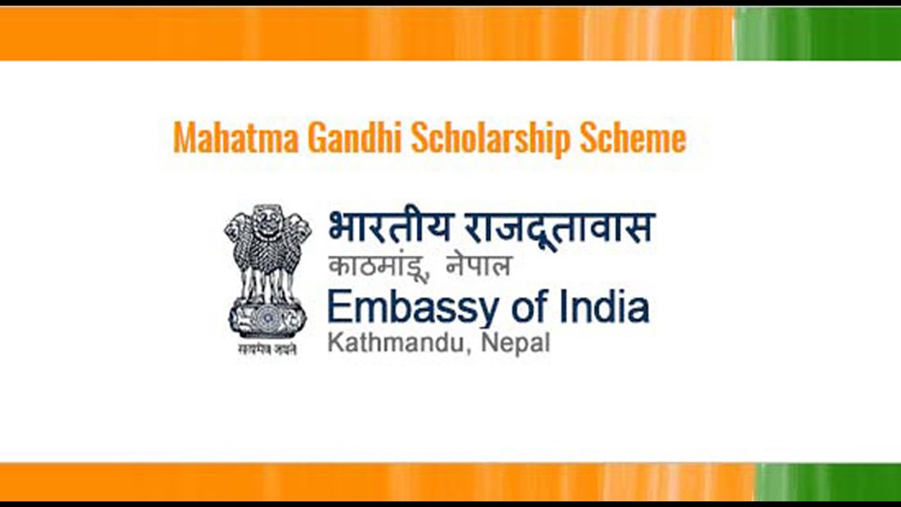 Class 11 and Bachelor Level Scholarship (GJSS and MGSS) to Nepali Students from Embassy of India