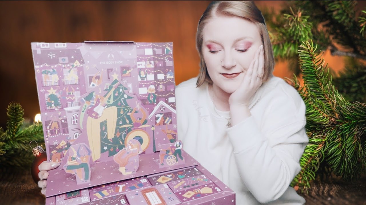 [ASMR] Calendrier de l'avent THE BODY SHOP ~ Est il mieux que celui de l'année dernière ? 🤔