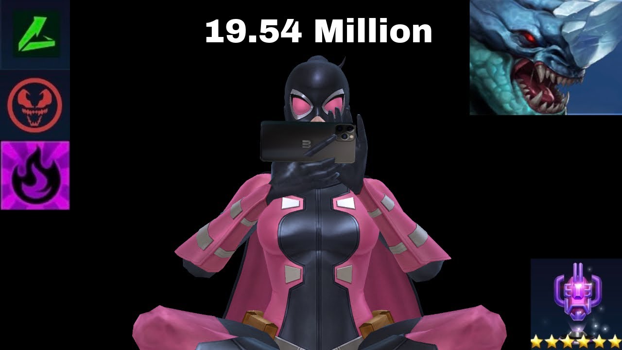 Gwenpool 19.54 Million (Mighty Rage) | Speed Villain ABX Burn - Marvel Future Fight