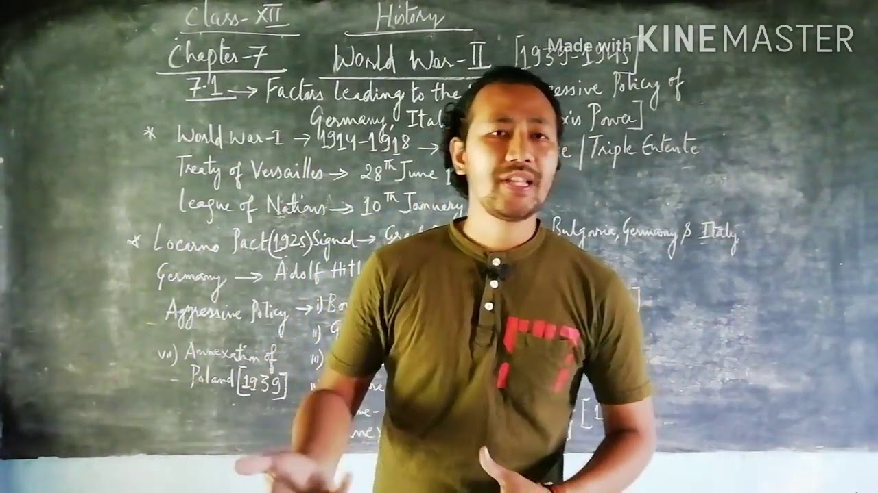 History |Class-XII |Chapter-7 |World War-II [1939-1945] [Part-1] 👉 Mr. AD