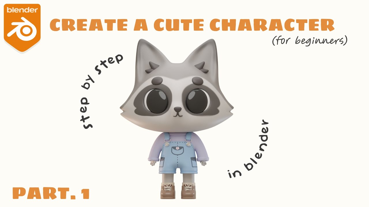 BLENDER TUTORIAL - MODELING A CHARACTER FOR BEGINNERS