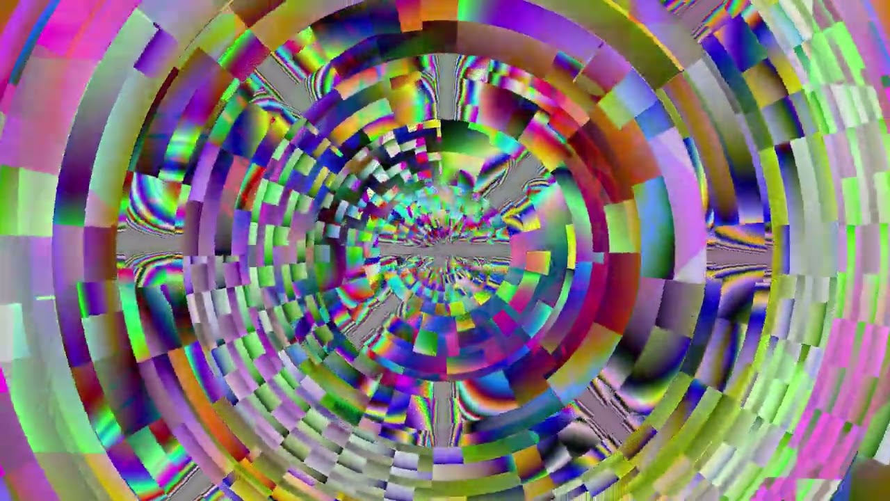 Abstract video synthesis loop 4K 60fps 300secs NJuL 004