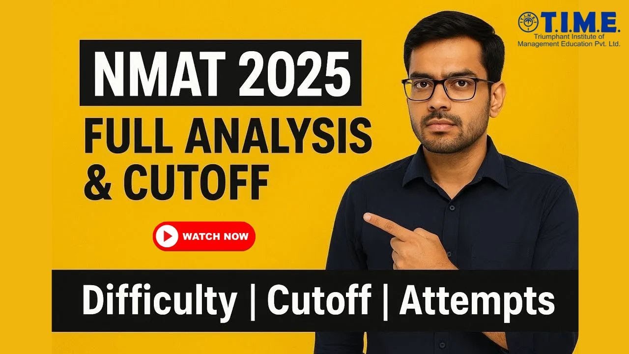 NMAT 2025 Analysis | TIME 4 MBA | TIME 4 CAT