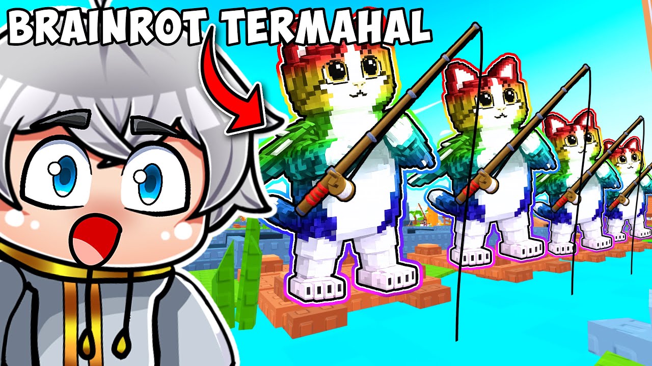 ADMIN ABUSE KEREN?! Aku Dapetin BRAINROT DIVINE TERMAHAL di My Fishing Brainrots!
