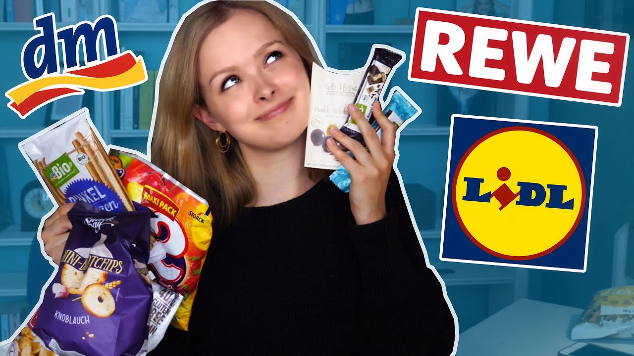 Ich teste die besten VEGANEN Snacks aus dem Supermarkt!