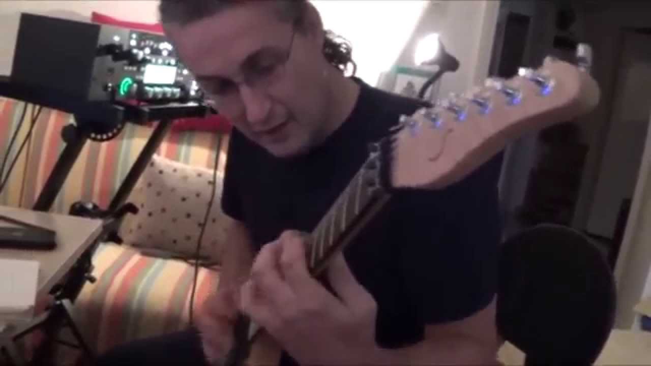 Roger Staffelbach records guitar on GEMINI album