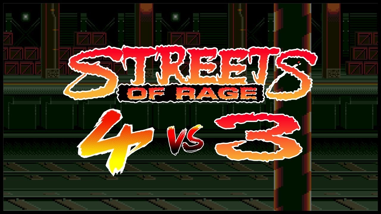 Streets Of Rage 4 vs. 3 - 
